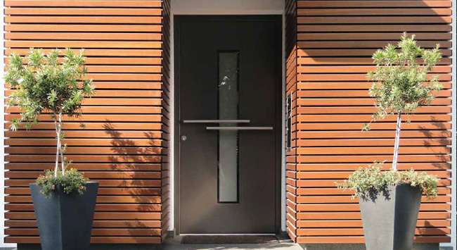 Haustüren aus Holz Aluminium