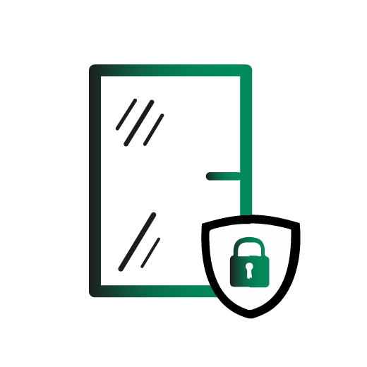 Sicherheit gegen Einbruch EGE Symbol Sicherheit gegen Einbruch EGE Symbol