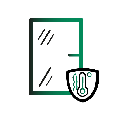 Wärmeschutz durch Fenster Symbol EGE Wärmeschutz durch Fenster Symbol EGE