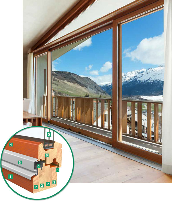 EGE IV 90 Holzfenster Detailbild EGE IV 90 Holzfenster Detailbild