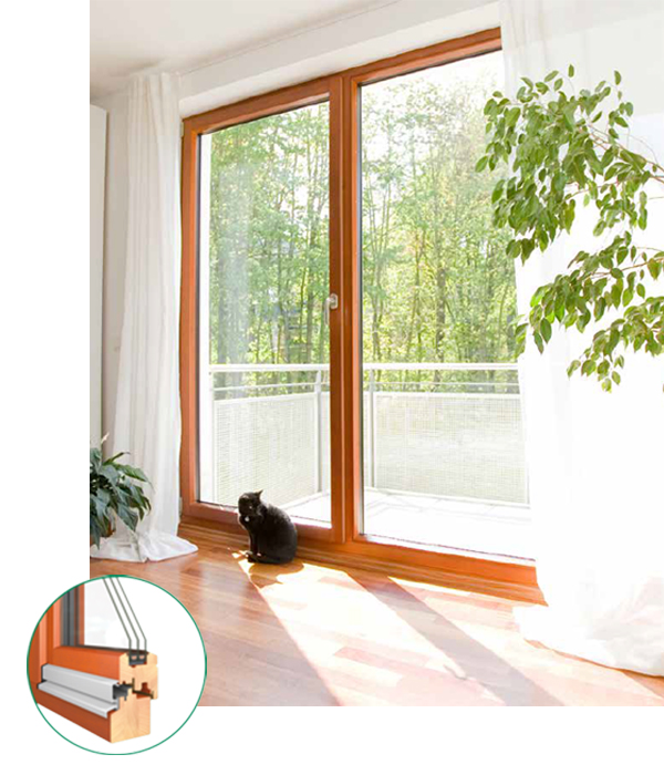 Holzfenster von EGE Detailansicht Holzfenster von EGE Detailansicht