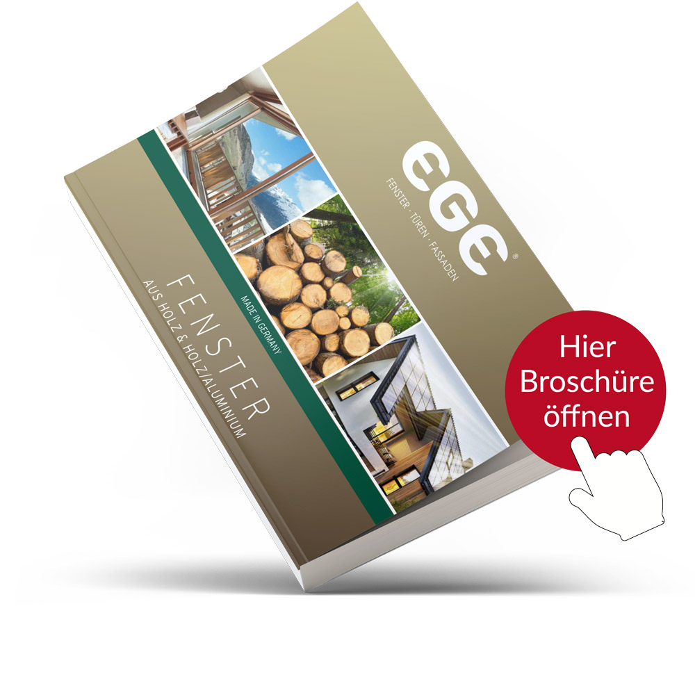 EGE Fenster aus Holz und Holzaluminium Mockup